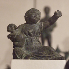 Bronze Statuette of a Girl Holding a Dog in the Metropolitan Museum of Art, February 2011