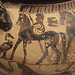 Detail of a Corinthian Column Krater in the Metropolitan Museum of Art, February 2011