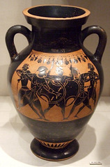Terracotta Amphora Attributed to the Swing Painter in the Metropolitan Museum of Art, February 2011