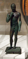 Statuette of a Bronze Youth in the Metropolitan Museum of Art, August 2010