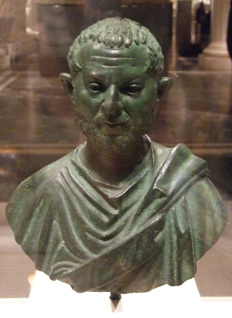 Bronze Portrait Bust of a Man in the Metropolitan Museum of Art, November 2010