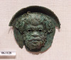 Silvered Bronze Roundel with a Satyr Head in the Metropolitan Museum of Art, December 2010