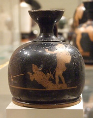 Terracotta Squat Lekythos Attributed to the Painter of Munich 2363 in the Metropolitan Museum of Art, September 2010