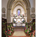 Chancel & Sanctuary in Saint Andrew's Bishopstone - Flower Festival 2012