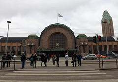 The Central Train Station in Helsinki, April 2013