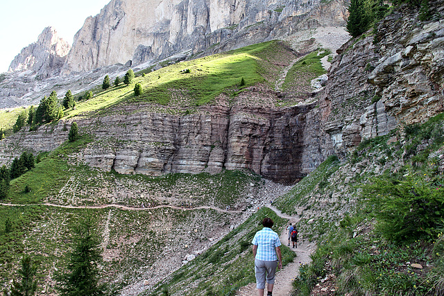 Wanderweg zur Rosengartenhütte