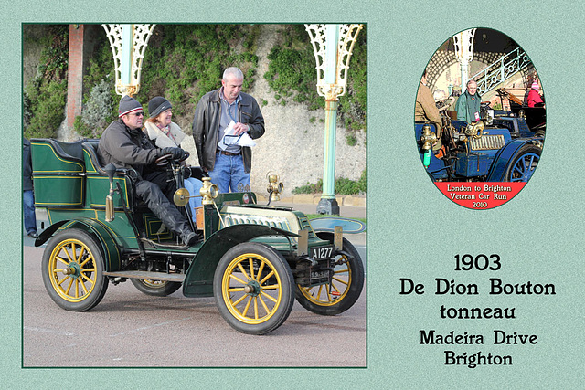 1903 De Dion Bouton tonneau A 1277