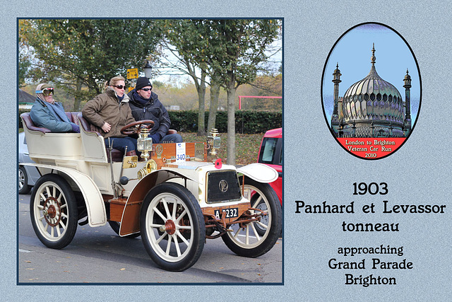 1903 Panhard et Lavassor tonneau AB 232