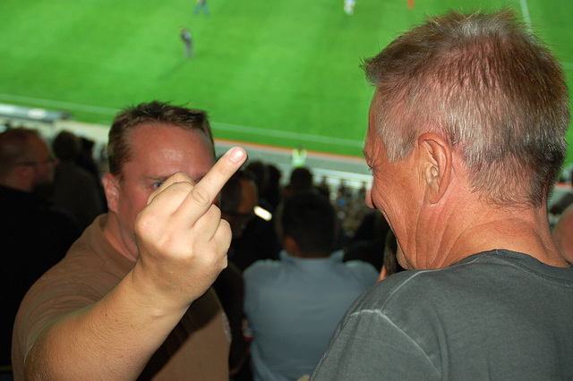 St. Pauli-Motto nochmal den Fotografen gezeigt!