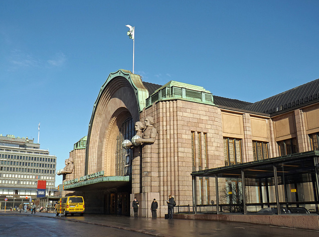 The Central Train Station in Helsinki, April 2013