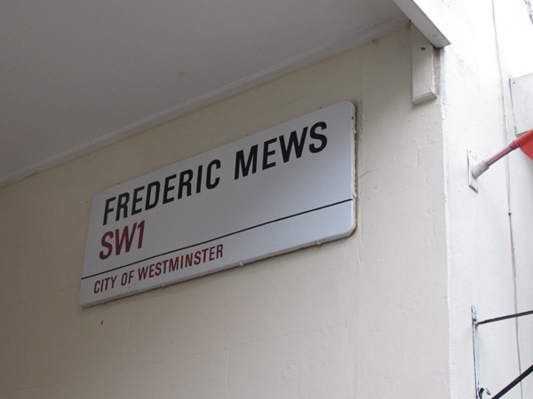 Frederic Mews SW1