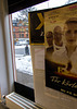 The poster on the window