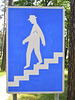 Germany 2013 – Man with hat walks down the stairs