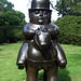 Man on Horseback by Botero in the Nassau County Museum of Art, September 2009