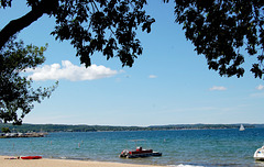 By the lake