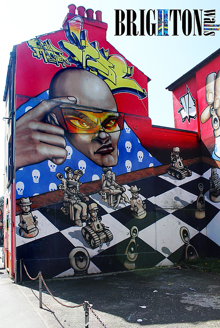 Brighton walls - CHESS - 5.5.2013