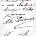 Alice Ducasse's autograph at the back