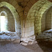 Dans une des tours du Château de Coudray-Salbart