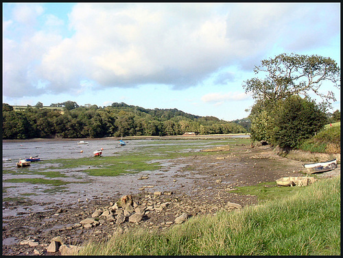 low tide at Tamerton Creek