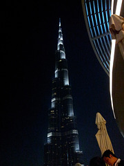 Burj Al Kalifa by night