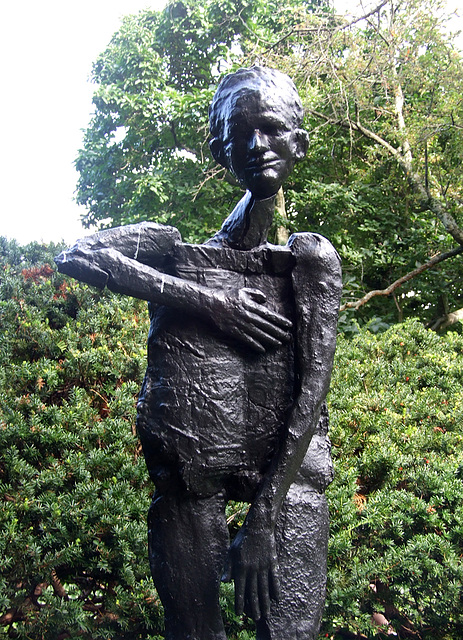 Detail of Modesty by William King in the Nassau County Museum of Art, September 2009