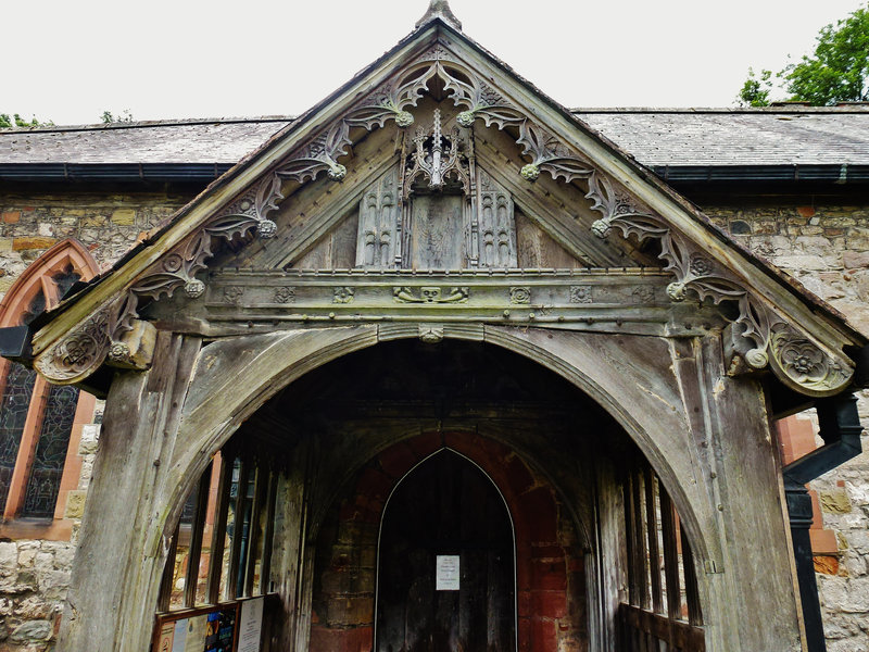 llanrhaeadr church, clwyd