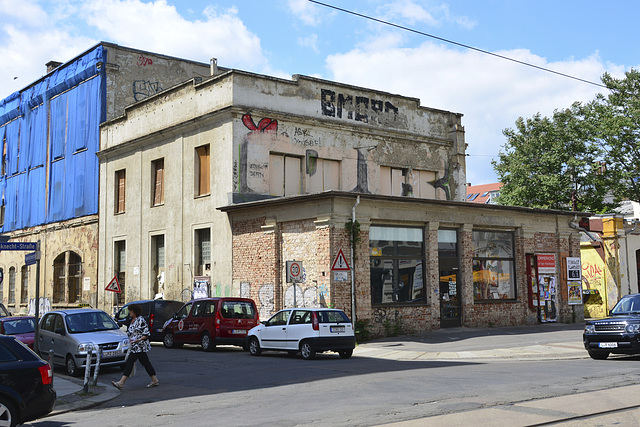 Leipzig 2013 – Building on the Karl-Liebknecht-Straße / Niederkirchnerstraße