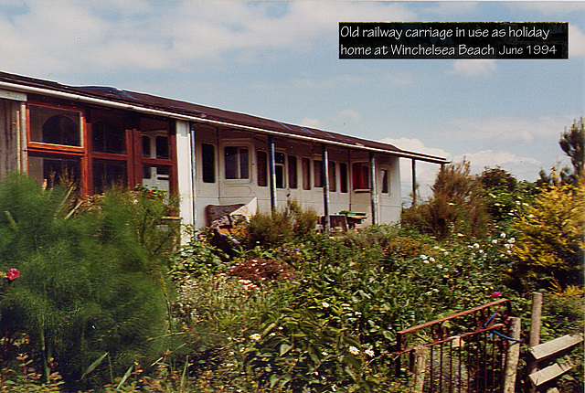 Panelled coach Winchelsea Beach June 1994