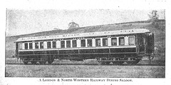 LNWR Dining Saloon 561 - Wonder Book of Railways - c1910