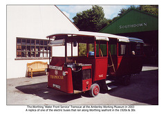 Worthing Tramocar replica - Amberley - 2003 - nearside view