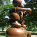 Free Money by Tom Otterness in the Nassau County Museum of Art, September 2009