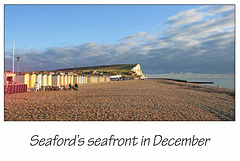 Beach huts & Seaford Head 12 12 09