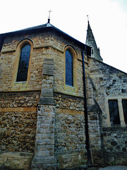 st.dunstan's church, cheam, london