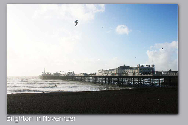 Brighton in November - 26.11.2009 - hard light filter
