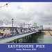 Eastbourne Pier looking along the east side towards land - 14.8.2010