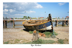 Old boat at Rye Harbour - 5.7.2010