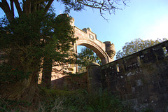 Hoddom Castle, Dumfriesshire, Scotland (main block demolished 1970s)