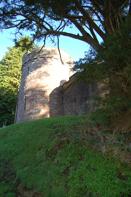 Hoddom Castle, Dumfriesshire, Scotland (main block demolished 1970s)