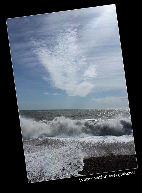 water, water everywhere - Seaford - 14.4.2013