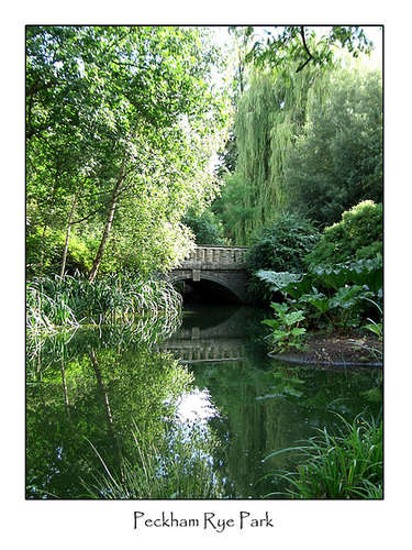 Peckham Rye Park bridge - 7.8.2007