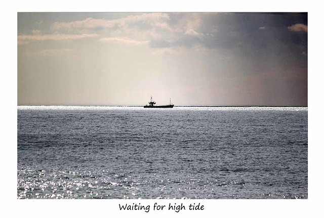 Waiting for high tide - M.V.Helen - perhaps - 19.4.2013