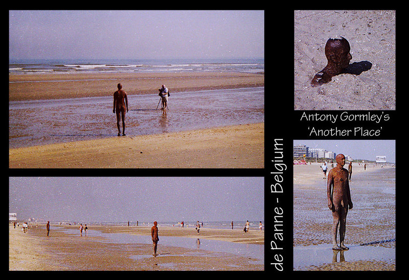 Gormley's - Another Place - de Panne, Belgium - now at Morecambe Bay via London's South Bank complex.