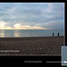 Silhouette(s) against the sunset - Seaford - 14.1.2012 - with inset