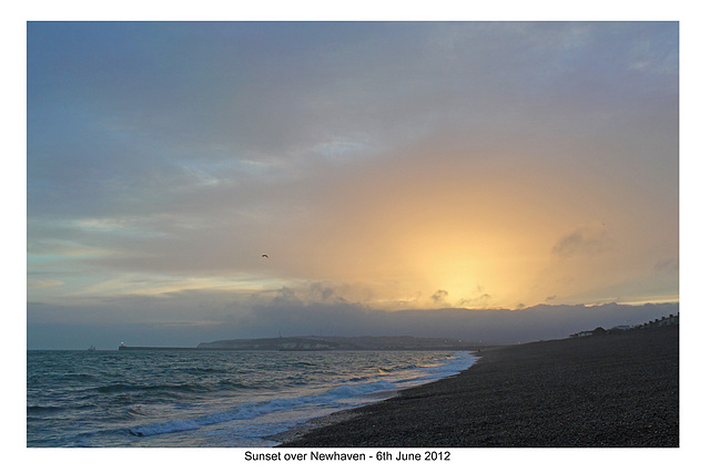 Sunset over Newhaven 6.6.2012