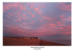 Seaford Head - Sunset - 5.7.2012