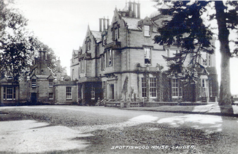 Spottiswood House, Lauder, Scotland (Demolished)