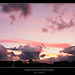 Sunset over East Blatchington - 12.1.2012