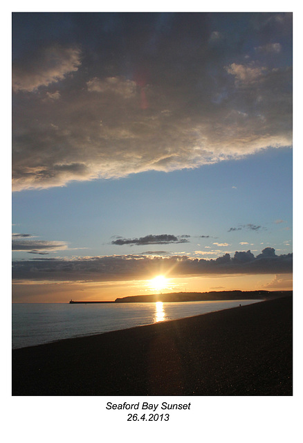 Sunset  - Newhaven - 26.4.2013