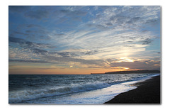 Seaford Bay sunset - 9.8.2012