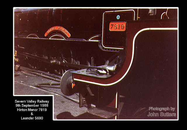 7819 Hinton Manor & 5690 Leander - Bridgnorth Severn Valley Railway - 9.9.1988